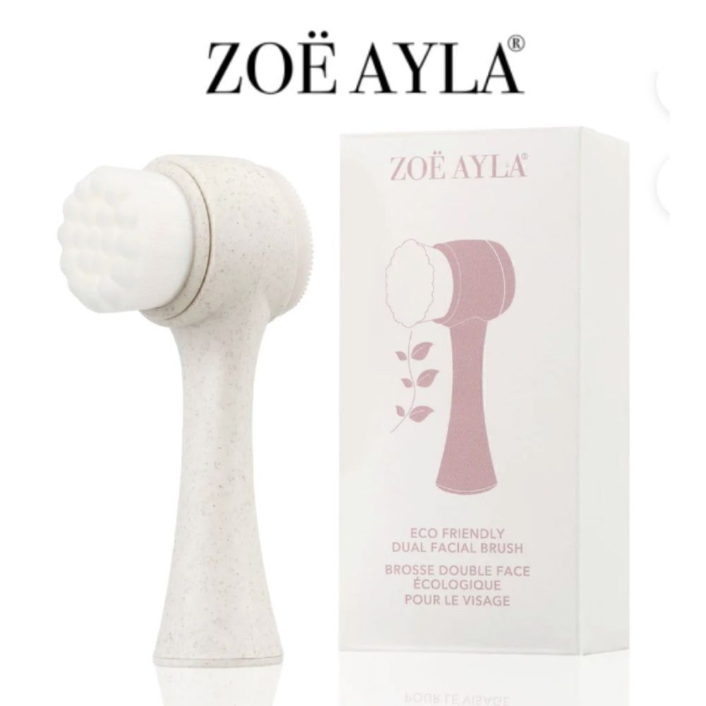 Zoë Ayla Eco Friendly Dual Facial Brush